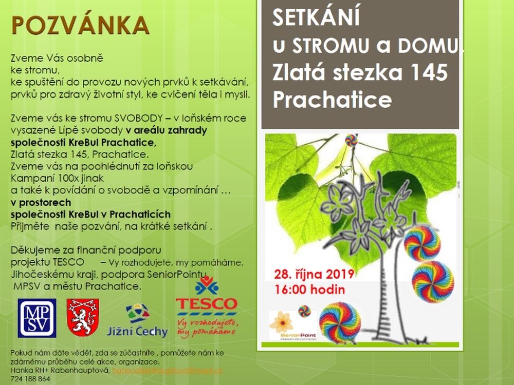 Plakát akce Malá zahradní slavnost